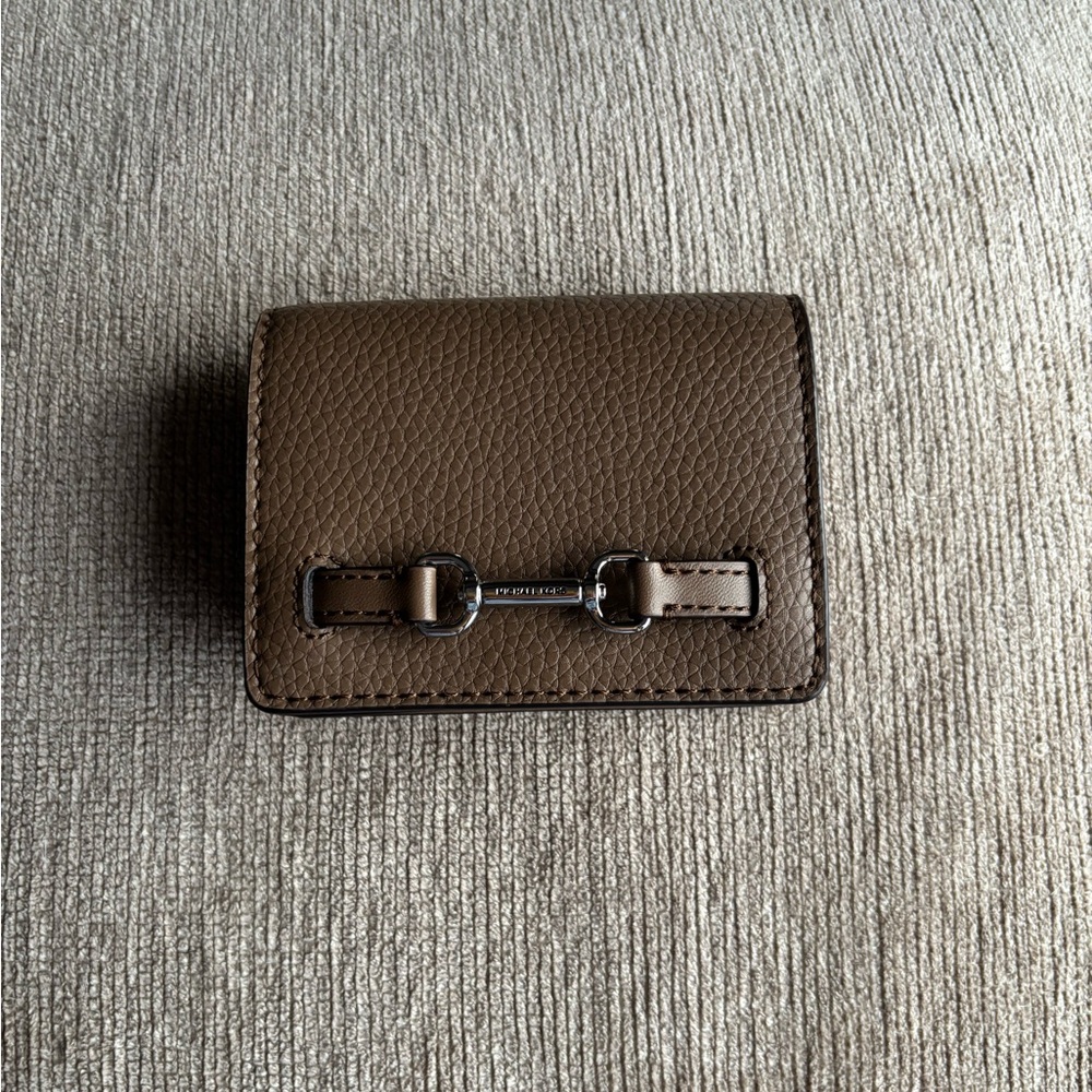 Michael Kors Carson Small Flap Pebbled Wallet